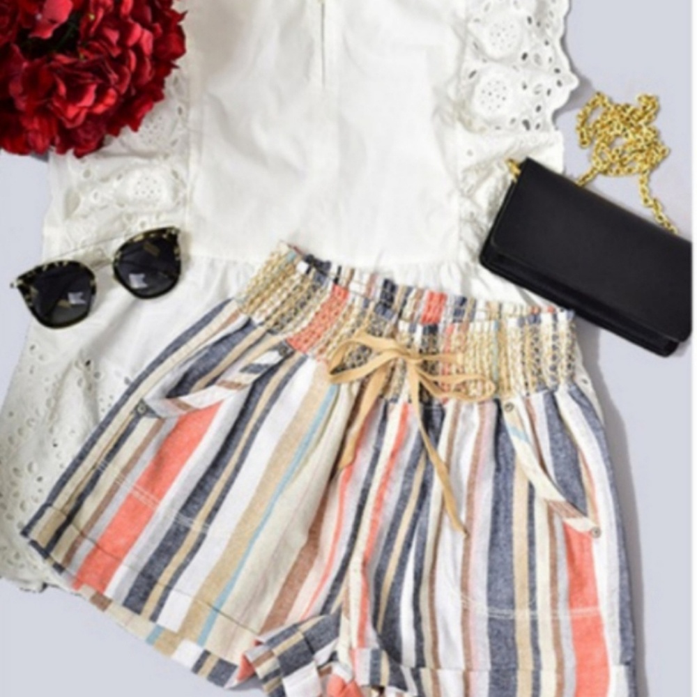 Striped shorts *NWOT*